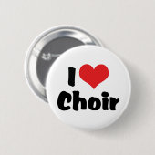 Ich liebe Herzchor Button (Vorne & Hinten)
