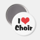 Ich liebe Herzchor Magnet (Vorderseite/Rückseite)