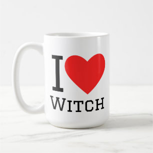 Ich liebe Hexe Kaffeetasse