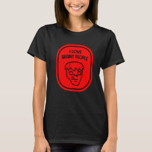 Ich Liebe Hirnmenschen Zombie-Halloween-Party-Tric T-Shirt