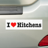 "ICH LIEBE HITCHENS " AUTOAUFKLEBER (Auf Auto)