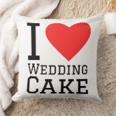 Ich liebe Hochzeitstorte  Kissen (Decke)