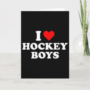 Ich liebe Hockey-Jungs  Karte