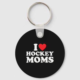 Ich liebe Hockey-Mütter-Shirt Ich Herz Hockey-Mütt Schlüsselanhänger