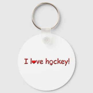 Ich Liebe Hockey! Schlüsselanhänger