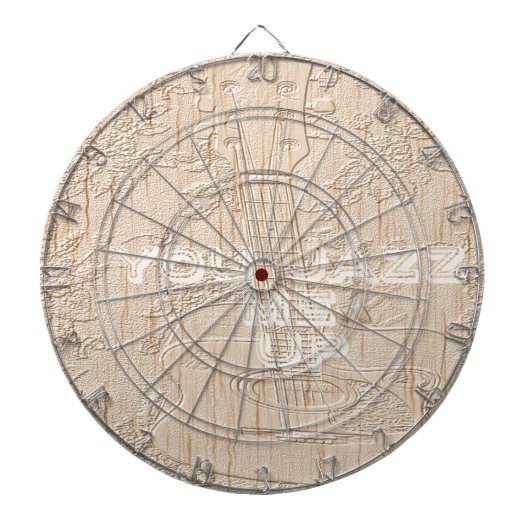 Ich liebe Holz, das braun wird Hakuna Matata Dartscheibe (vorne)