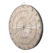 Ich liebe Holz, das braun wird Hakuna Matata Dartscheibe (Vorderseite rechts)