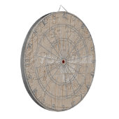 Ich liebe Holz, das braun wird Hakuna Matata Dartscheibe (Vorderseite Links)