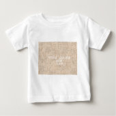 Ich Liebe Holz wird braun Hakuna Matata Baby T-shirt (Vorderseite)