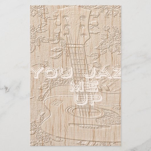 Ich Liebe Holz wird braun Hakuna Matata Briefpapier (Vorderseite)