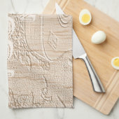 Ich Liebe Holz wird braun Hakuna Matata Geschirrtuch (Viertel Falte)