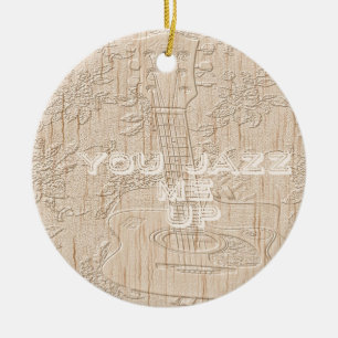 Ich Liebe Holz wird braun Hakuna Matata Keramik Ornament