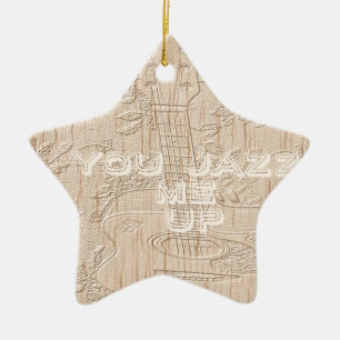 Ich Liebe Holz wird braun Hakuna Matata Keramik Ornament