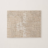 Ich Liebe Holz wird braun Hakuna Matata Puzzle (Horizontal)