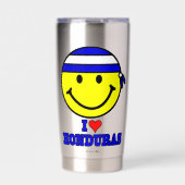 ICH LIEBE HONDURAS  THERMOBECHER (Vorderseite)
