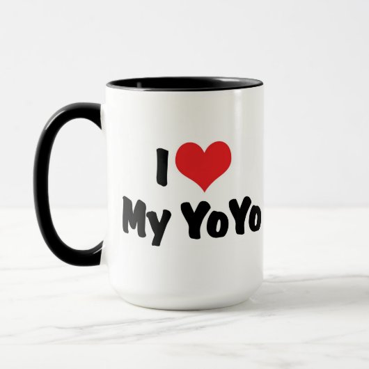 Ich Liebe höre mein JoYo Tasse (Links)