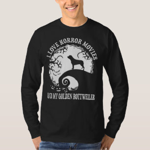 Ich Liebe Horror-Filme und meine Rottweiler Rottwe T-Shirt