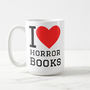 Ich liebe Horrorbücher Kaffeetasse