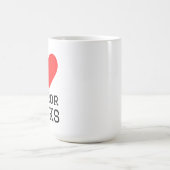 Ich liebe Horrorbücher Kaffeetasse (Mittel)