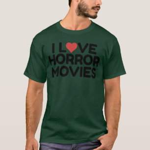 Ich liebe Horrorfilme vintage T-Shirt
