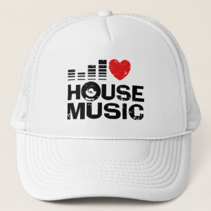 Ich liebe House-Musik Truckerkappe