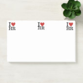 Ich ❤️ Liebe HR Post-it Notes - Human Resources De Klebezettel (Büro)