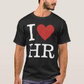 Ich ❤️ Liebe HR T - Shirt Männer - für Personalabt (Vorderseite)