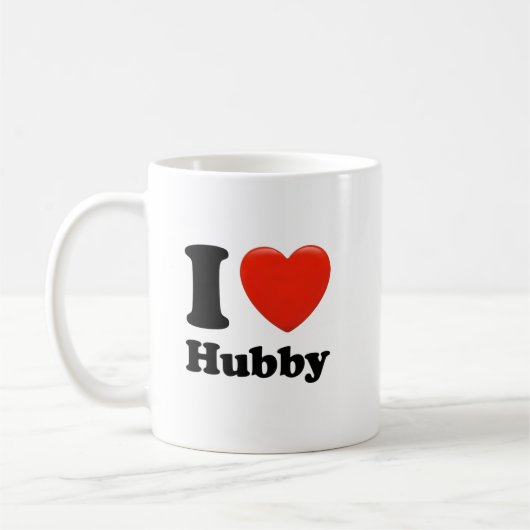 Ich Liebe hubby. Kaffeetasse (Links)