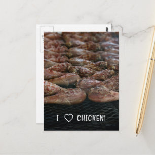Ich liebe Hühnchen! Postkarte