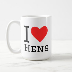 Ich liebe Hühner Kaffeetasse
