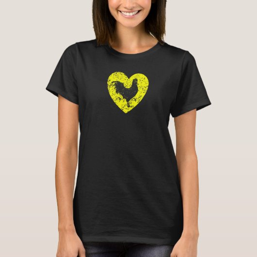 Ich liebe Hühnerbauer T-Shirt (Vorderseite)