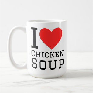 Ich liebe Hühnersuppe Kaffeetasse