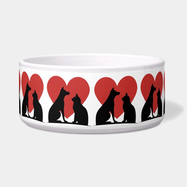 Ich liebe Hund Napf (Vorderseite)