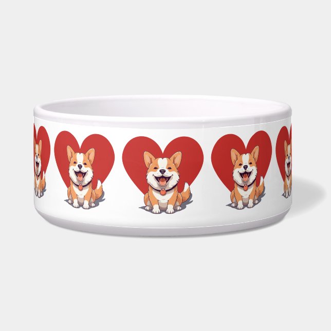 Ich liebe Hund Napf (Vorderseite)