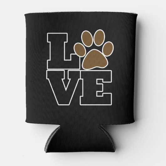 Ich Liebe Hunde Dosenkühler (Vorderseite)