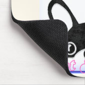 Ich liebe Hunde: Keine Menschen  Mousepad (Ecke)