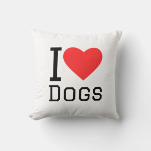 Ich liebe Hunde Kissen