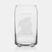 Ich Liebe Hunde mehr als Leute lustig Dosenglas (Rückseite)