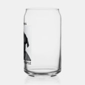 Ich Liebe Hunde mehr als Leute lustig Dosenglas (Links)