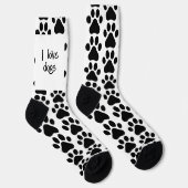 Ich Liebe Hunde Socken (Rechts)