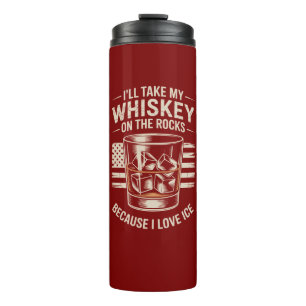 Ich liebe ICE patriotischen konservativen Whiskey Thermosbecher