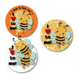 Ich Liebe, ich zu sein! 5x3-Blatt Etiketten