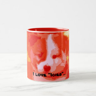 Ich liebe "Icies"... Zweifarbige Tasse