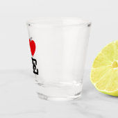 ICH LIEBE IHN SCHNAPSGLAS (Rechts)