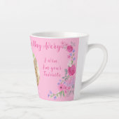 Ich Liebe Ihnen ein aktuelles, individuelles Valen Milchtasse (Rechts)