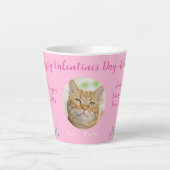 Ich Liebe Ihnen ein aktuelles, individuelles Valen Milchtasse (Vorderseite)