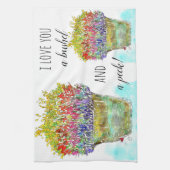 Ich Liebe Ihnen ein Bushel und ein Peck Küchentuch (Vertikal)