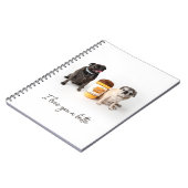 Ich Liebe Ihnen ein letztes Mops-Notebook Notizblock (Linke Seite)