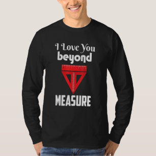 Ich Liebe Ihnen ein modernes Grafikdesign T-Shirt