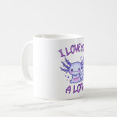 Ich Liebe Ihnen eine Lose Axolotl in der Liebe Kaffeetasse (Vorderseite Links)